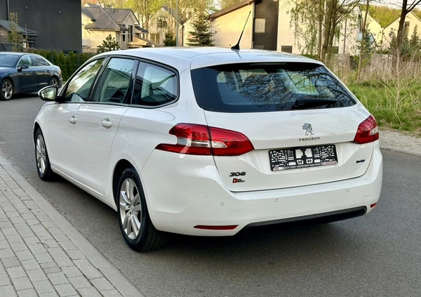 Peugeot 308 cena 38500 przebieg: 173270, rok produkcji 2016 z Chorzów małe 667